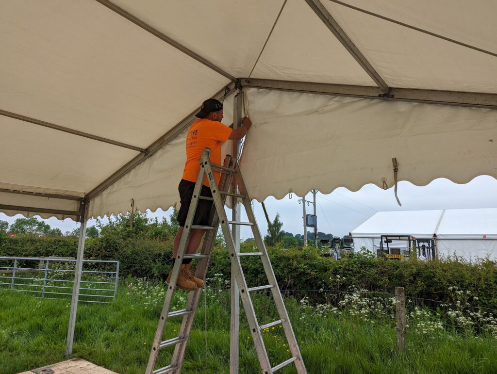 Crick Boat Show with Marquee Installations for Three Premier Clients