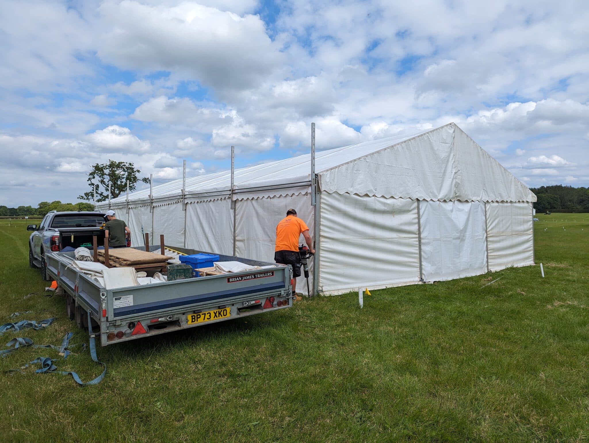 APF Event Hire Elevates Warwickshire Clothing's Presence at the Cheshire County Show