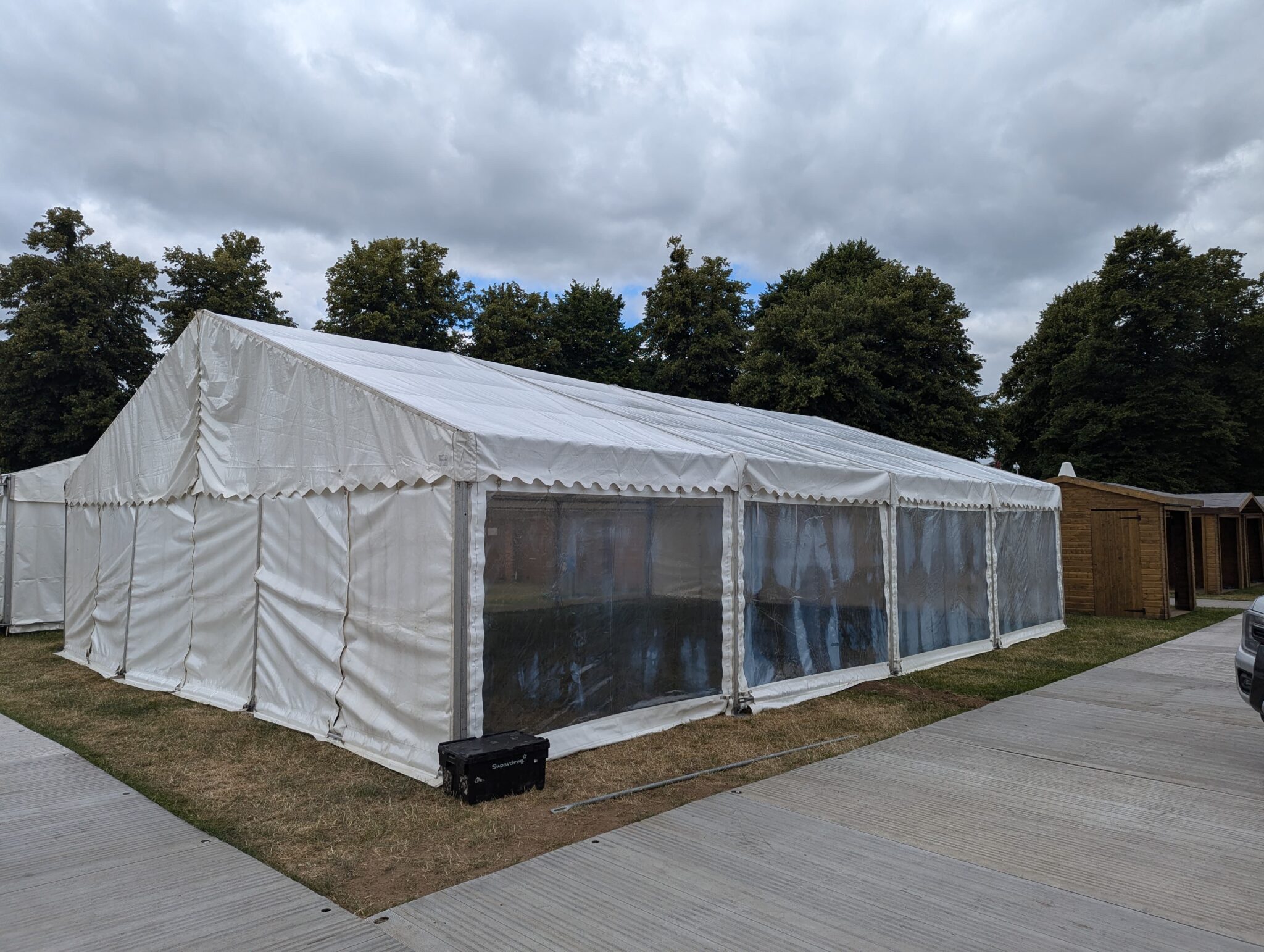 Elegant Marquee Installation for Home Furniture Store at RHS Flower Show, Hampton Court Palace