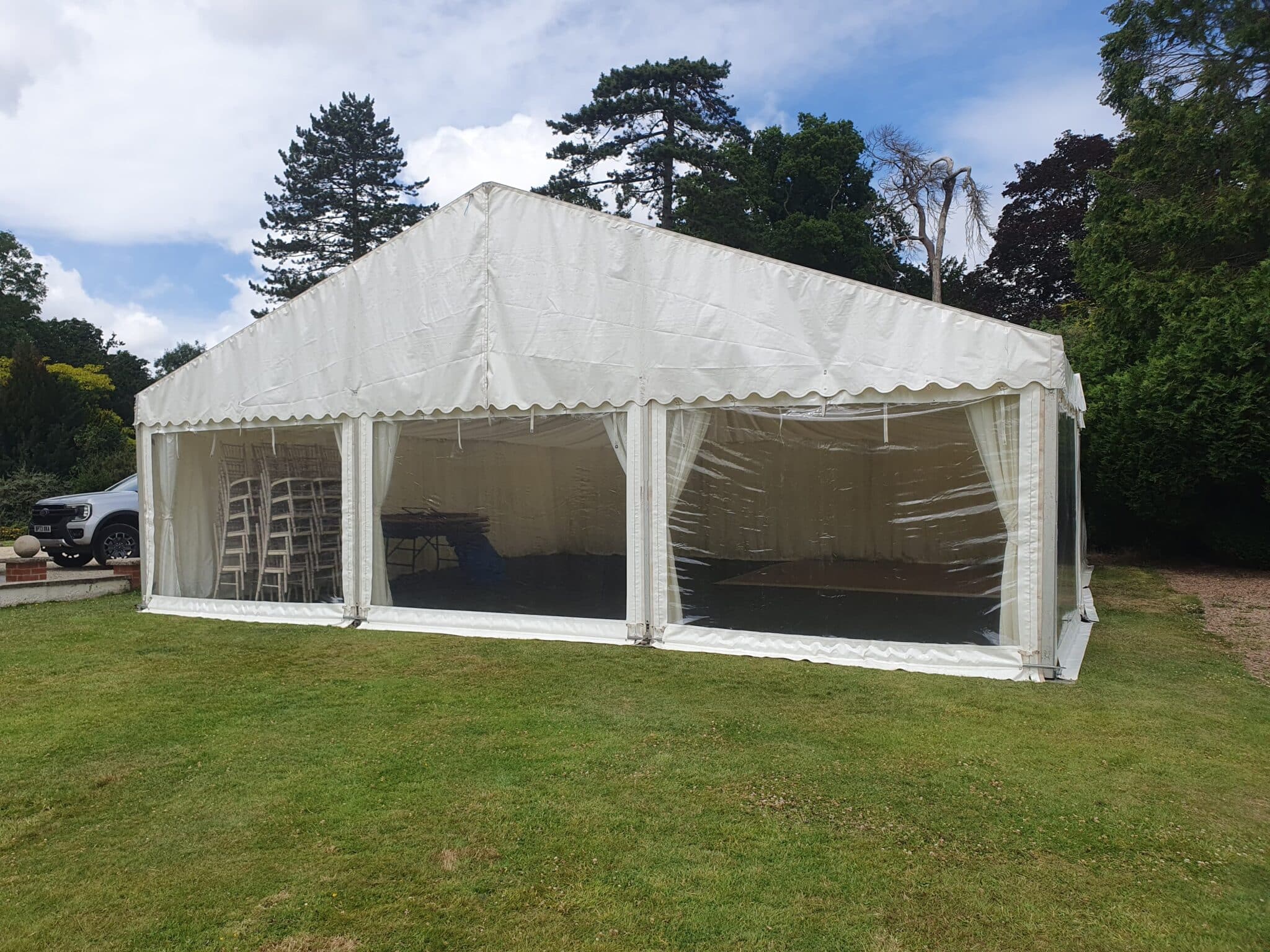 Classic Elegance: Marquee Wedding Reception at The Eades Estate, Newbridge Green