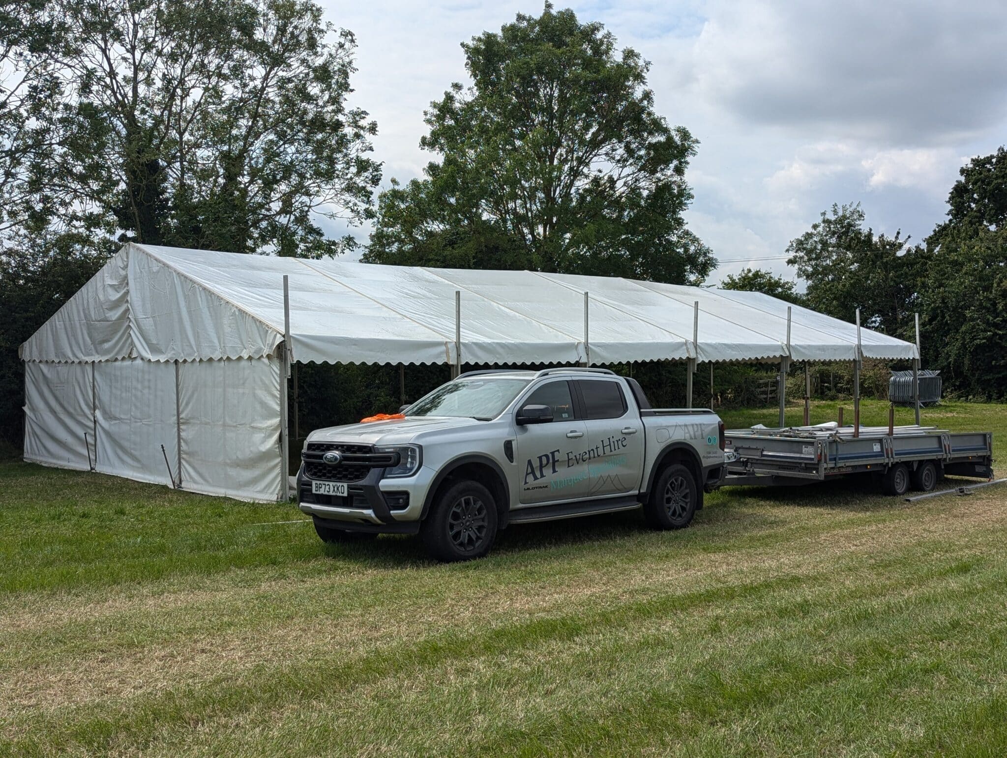 APF Event Hire: Delivering Consistency and Excellence for Warwickshire Clothing at The Heckington Show