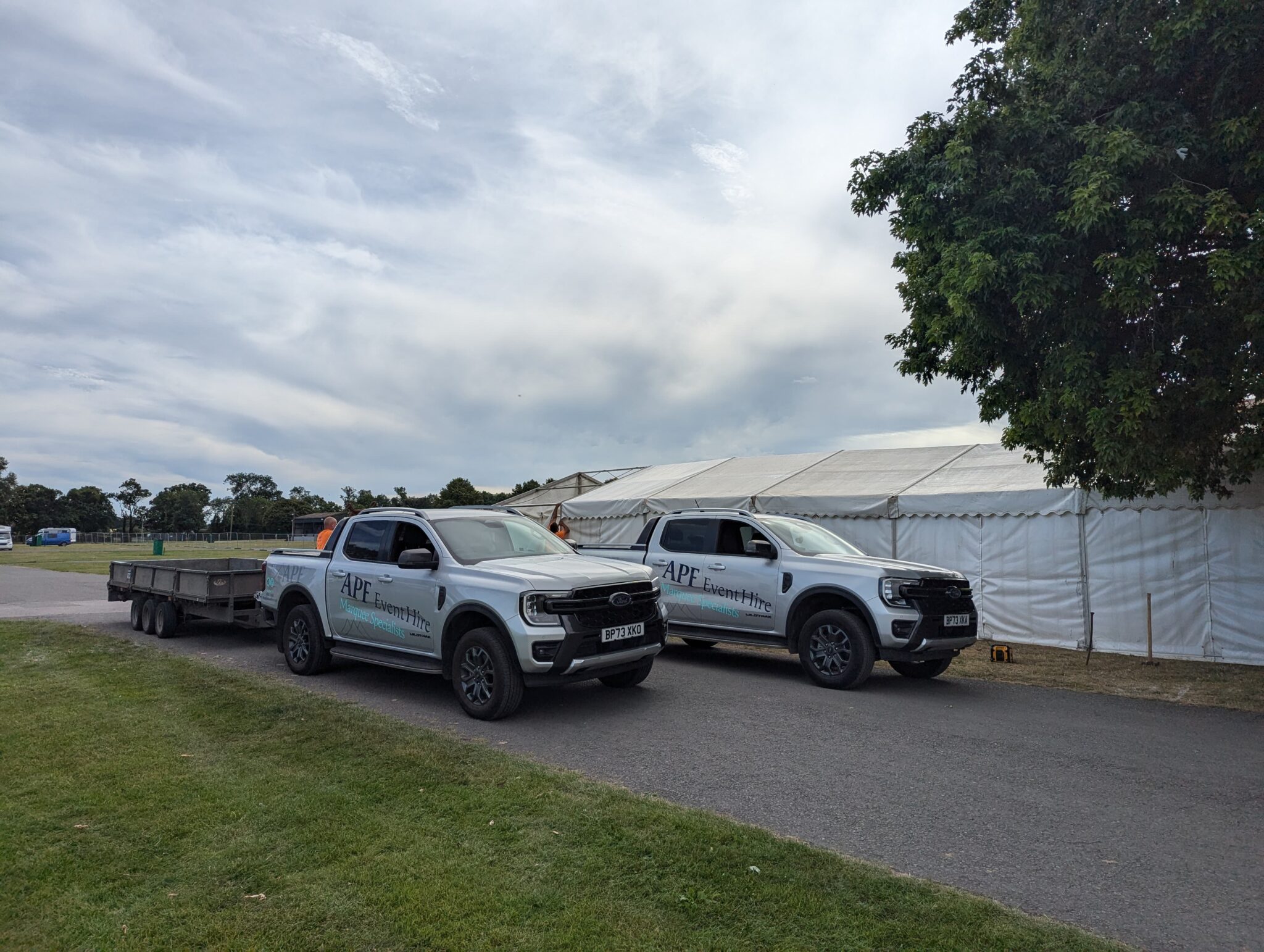 APF Event Hire Powers Ishop's Presence at the Western Motorhome Show with a Custom Marquee Installation