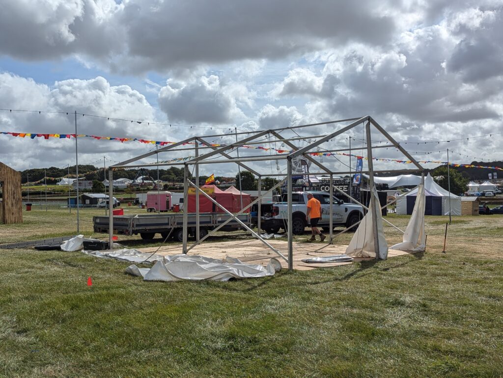 APF Event Hire Supports Comfort Gear/Sketchers Shoes at Carfest: The UK’s Biggest Family Fundraising Festival