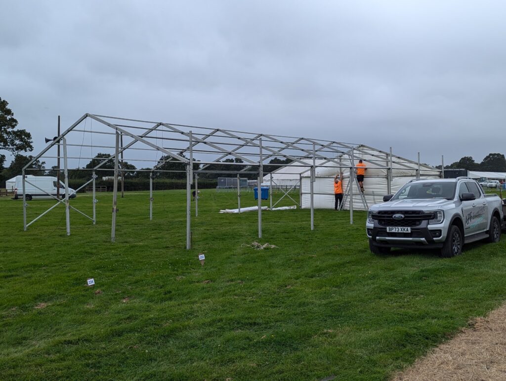 APF Event Hire Elevates Exhibitor Experience at the Eden and Oxted Show