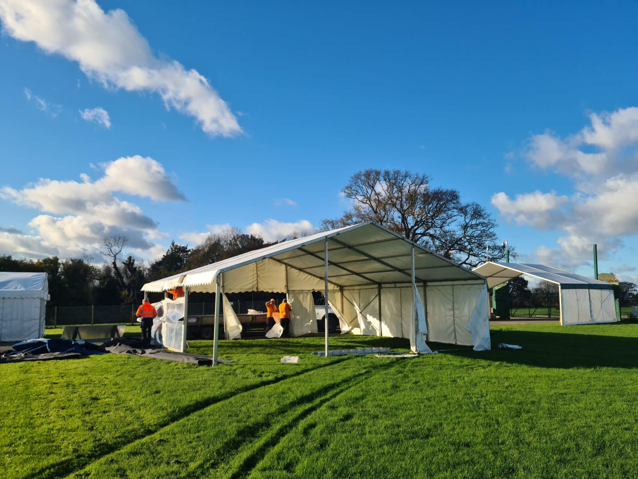 Marquee Hire Brings Festive Cheer to the South of England Christmas Fair